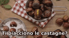 Castagna Castagne Caldarroste Ottobre Autunno Cibo Mangiare GIF - Chestnut Roast Chestnut October GIFs