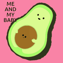 Me And My Baby Avocado GIF