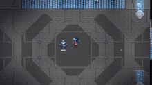 a screenshot of a video game with a lot of ice coming out of it