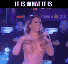 It Is What It Is Mariah Carey GIF - It Is What It Is Mariah Carey Train Wreck GIFs