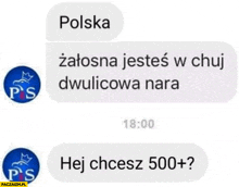 polska zalosna jestes w chuj dwulicowa nara hej chcesz 500+
