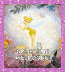 Great Job Sparkles GIF - Great Job Sparkles Tinker Bell GIFs