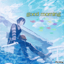 Good Morning Kaito GIF - Good Morning Kaito Project Sekai GIFs