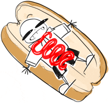 Hot Dog Bun GIF - Hot Dog Bun Bread GIFs