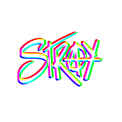 Stray Stray Art Sticker - Stray Stray Art Stray Artist Stickers