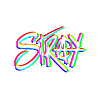 Stray Stray Art Sticker - Stray Stray Art Stray Artist Stickers