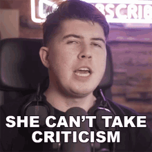 She Cant Take Criticism Pierce Alexander Kavanagh GIF - She Cant Take Criticism Pierce Alexander Kavanagh Kavos GIFs