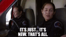 Station19 Andy Herrera GIF - Station19 Andy Herrera Its Just Its New Thats All GIFs