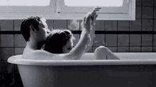 You Don'T Owe Anyone An Explanation For Your Living Situation. GIF - Couple Bath Tub Quality Time GIFs