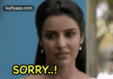 Sorry.Gif GIF - Sorry Priyaanand Heroines GIFs