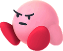 Kirby Grr Sticker - Kirby Grr Angry Stickers