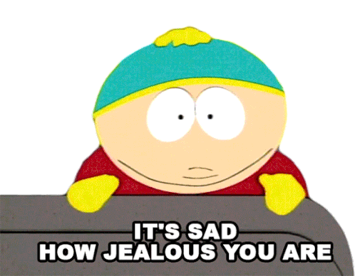 Its Sad How Jealous You Are Eric Cartman Sticker - Its Sad How Jealous You Are Eric Cartman South Park Stickers