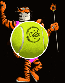 Vitaly Tiger GIF - Vitaly Tiger Tennis Ball GIFs