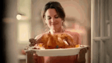 Smell That Turkey GIF - Thanksgiving Turkey Dinner GIFs