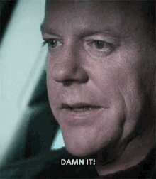 Upset Jack Bauer GIF - Upset Jack Bauer Damn It GIFs