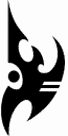 protoss symbol star craft spinning logo