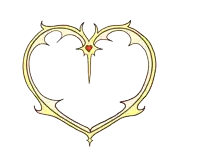 a drawing of a heart with a red heart in the middle on a white background