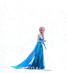 a birthday card with a picture of elsa from frozen .
