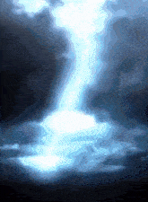 a computer generated image of a lightning bolt in the dark