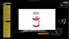 a computer screen shows a can of piwo