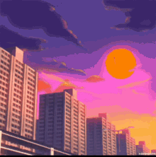 Anime Buildings GIF - Anime Buildings Sun GIFs