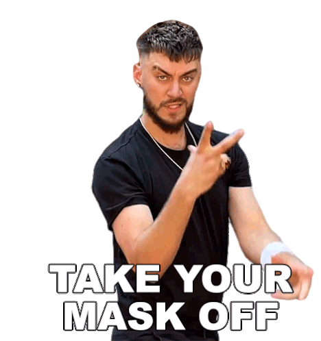 Take Your Mask Off Casey Frey Sticker - Take Your Mask Off Casey Frey Wanka Boi Song Stickers