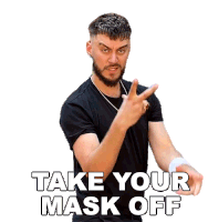 Take Your Mask Off Casey Frey Sticker - Take Your Mask Off Casey Frey Wanka Boi Song Stickers