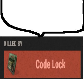 Code Lock Death Sticker - Code Lock Death Stickers