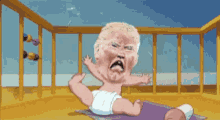 Trump Baby Baby Crying GIF - Trump Baby Baby Crying Boy GIFs