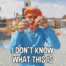 I Don'T Know What This Is Blippi GIF - I Don'T Know What This Is Blippi Blippi Wonders Educational Cartoons For Kids GIFs