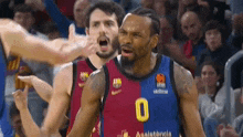 a basketball player wearing a jersey with the number 0