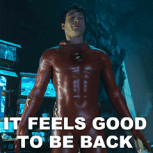 It Feels Good To Be Back Barry Allen GIF - It Feels Good To Be Back Barry Allen The Flash GIFs