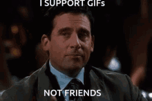 I Support Gifs Not Friends GIF - I Support Gifs Not Friends Wink GIFs
