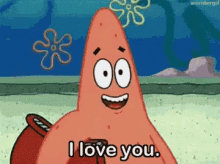 I Love You Patrick Star GIF - I Love You Patrick Star Spongebob Squarepants GIFs