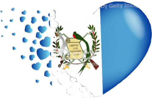 Guatemala De Corazon Guatamela Flag Sticker - Guatemala De Corazon Guatamela Flag Heart Stickers