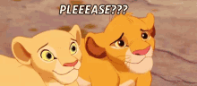 Please Lion King GIF - Please Lion King Simba GIFs