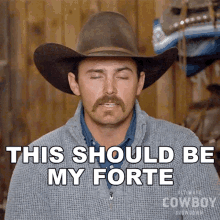This Should Be My Forte Buck Faust GIF - This Should Be My Forte Buck Faust Ultimate Cowboy Showdown GIFs