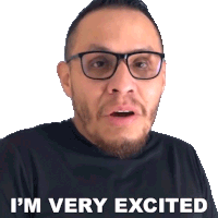 Im Very Excited Daniel Hernandez Sticker - Im Very Excited Daniel Hernandez A Knead To Bake Stickers