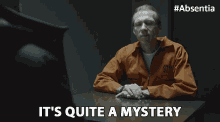 Its Quite A Mystery Richard Brake GIF - Its Quite A Mystery Richard Brake Conrad Harlow GIFs