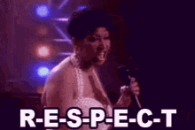 Aretha Franklin Respect GIF - Aretha Franklin Respect Diva GIFs