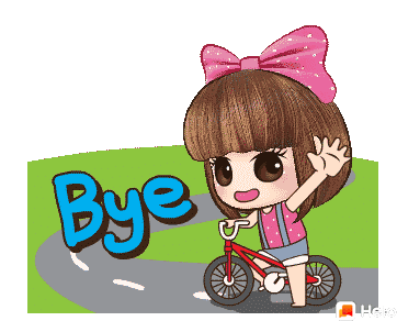 Wave Bye Sticker - Wave Bye Bicycle Stickers