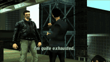 Gtagif Gta One Liners GIF - Gtagif Gta One Liners Im Quite Exhausted GIFs