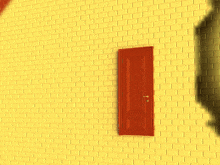 a pixelated image of a person standing in front of a door that says ori