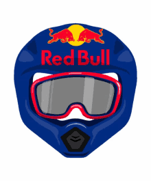 mountain biking wow helmet goggles red bull