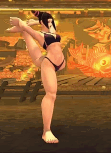 Street Fighter Juri GIF - Street Fighter Juri Bikini Set GIFs