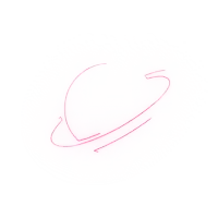 a drawing of a pink swirl on a white surface