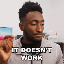 It Doesnt Work Marques Brownlee GIF - It Doesnt Work Marques Brownlee Mkbhd GIFs