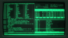 hacking computer screen green screen computer commands