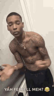 Unbothered Yah Feel Me GIF - Unbothered Yah Feel Me Tattoos GIFs