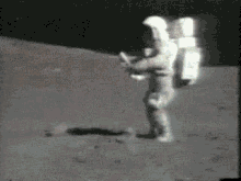 Space Man Space Walk GIF - Space Man Space Walk Fail GIFs